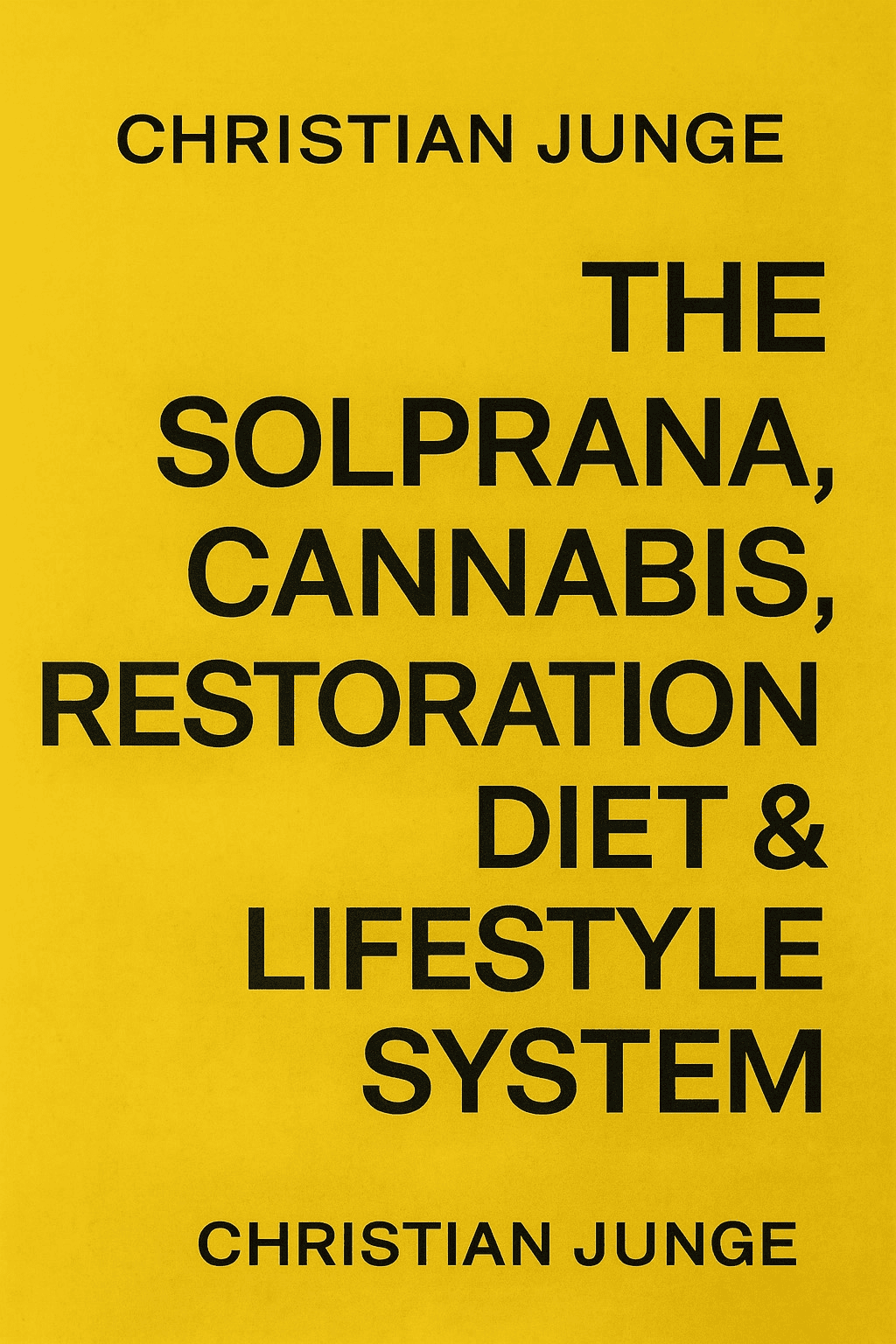 The Solprana Cannabis Restoration Diet and Lifestyle System, Solprana supplement by Solprana, premium studio product render