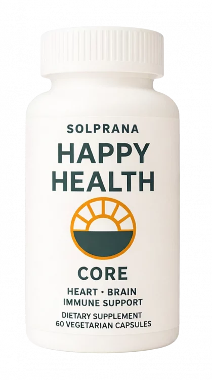 Happy Health Core supplement by Solprana