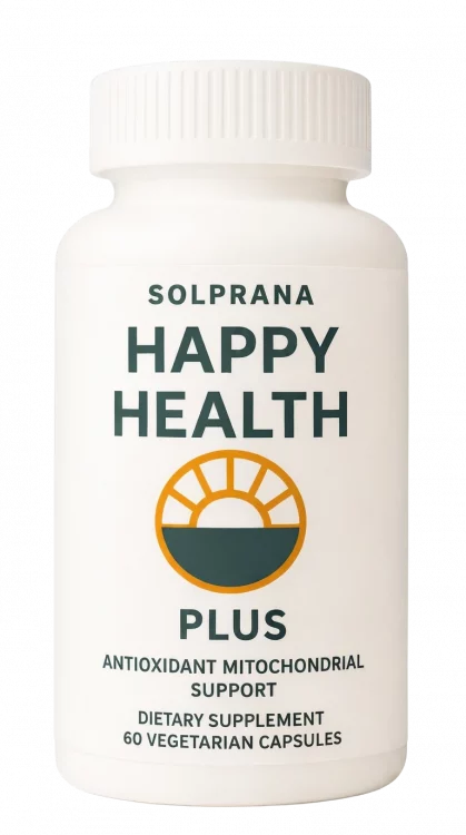 Happy Health Plus supplement by Solprana
